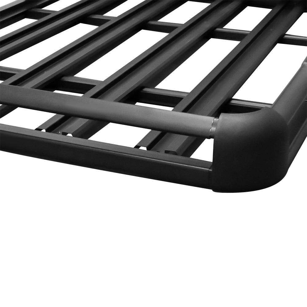 Roof rack basket frame detail with rust-proof coating