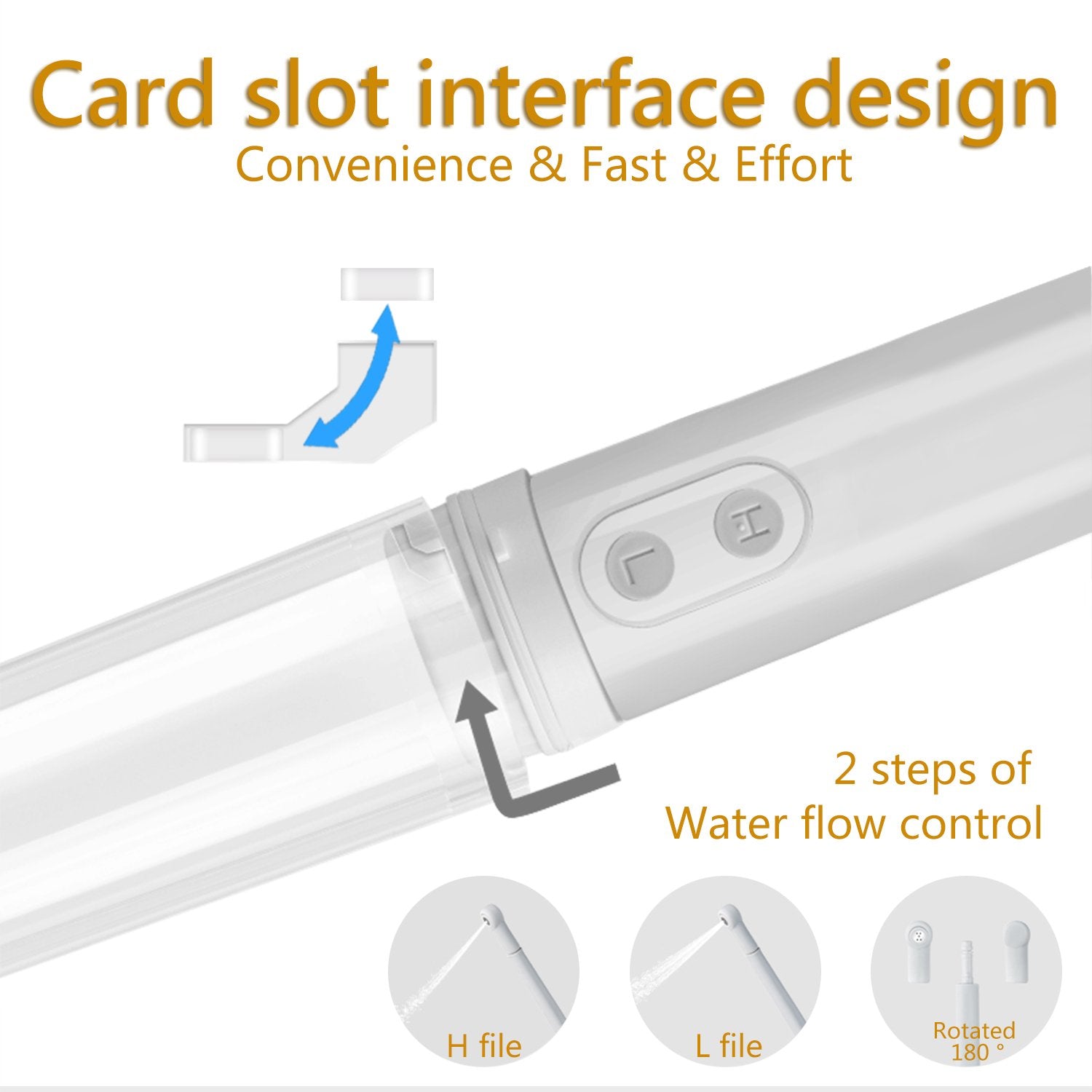 Portable bidet spray with two spray modes gentle and strong