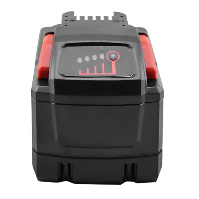 Milwaukee M18 12Ah battery with capacity label visible