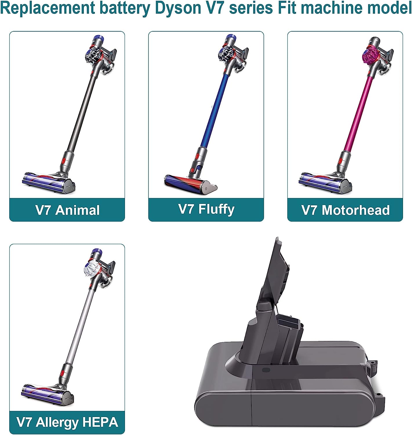 Dyson V7 Battery 2500mah Compatible Replacement