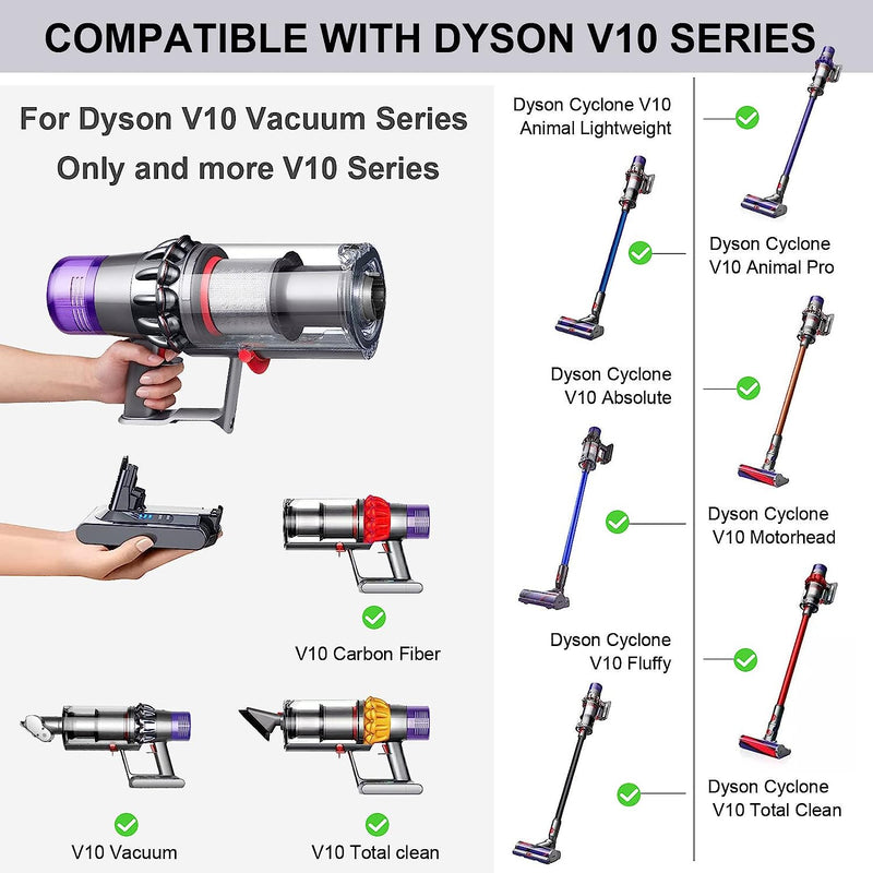 Dyson V10 Battery 4000mAh  Replacement