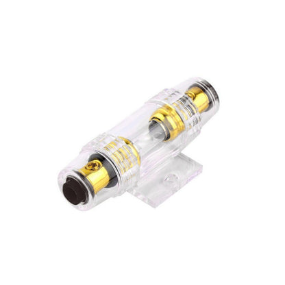 Complete wiring kit layout for car amplifier and subwoofer