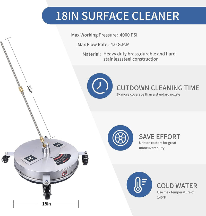 Stainless Steel Surface Cleaner 18 Inch