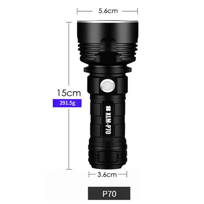 LED hunting torch with lanyard for easy carrying