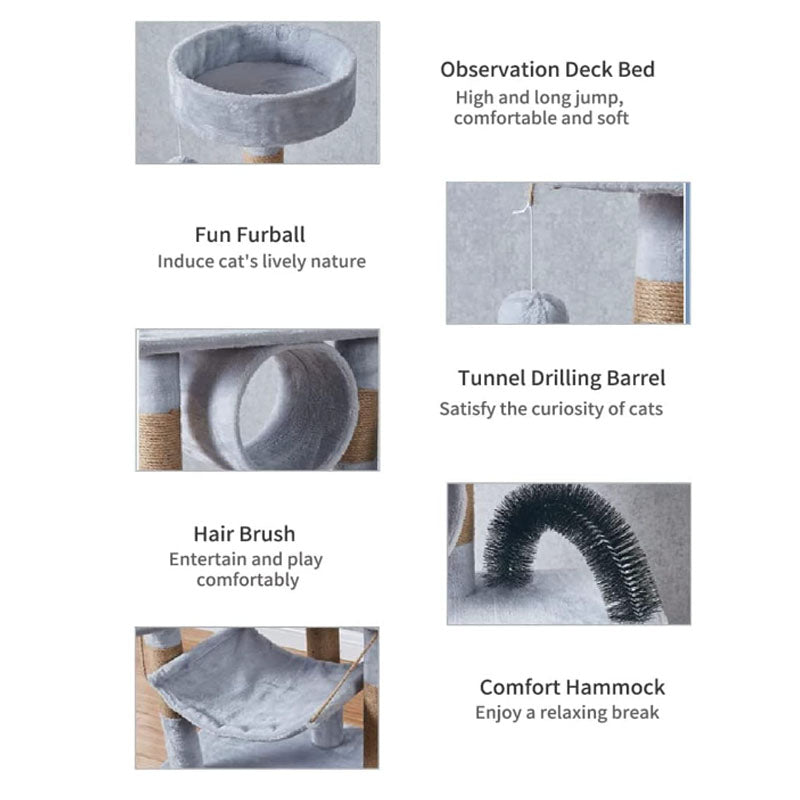 Cat Tree Scratching Post Scratcher Furniture Condo Tower Tree