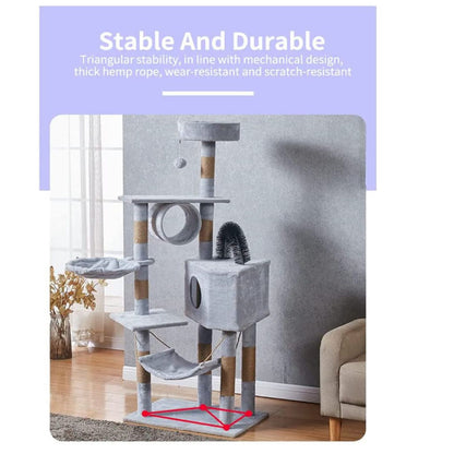 Cat Tree Scratching Post Scratcher Furniture Condo Tower Tree