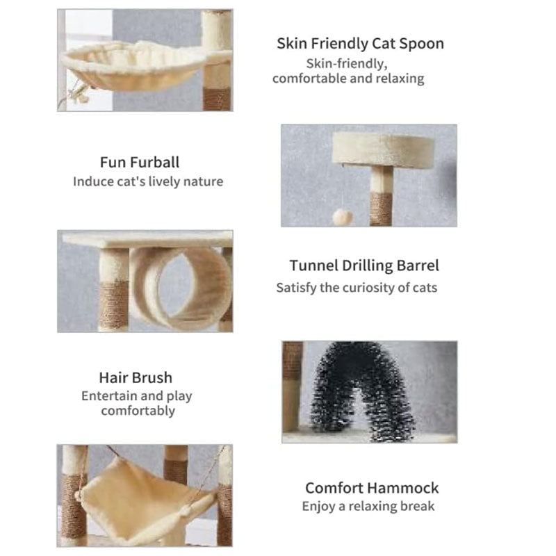 Cat Tree Scratching Post Scratcher Furniture Condo Tower Tree