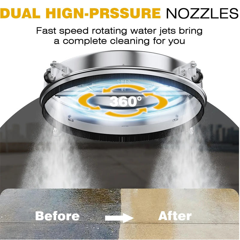24" Stainless Steel Surface Cleaner Rotating Surface Cleaner