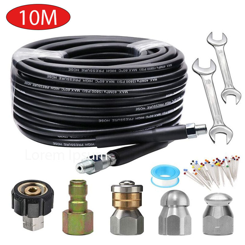 Drain/Pipe Cleaning Kit for Pressure Washers 10m