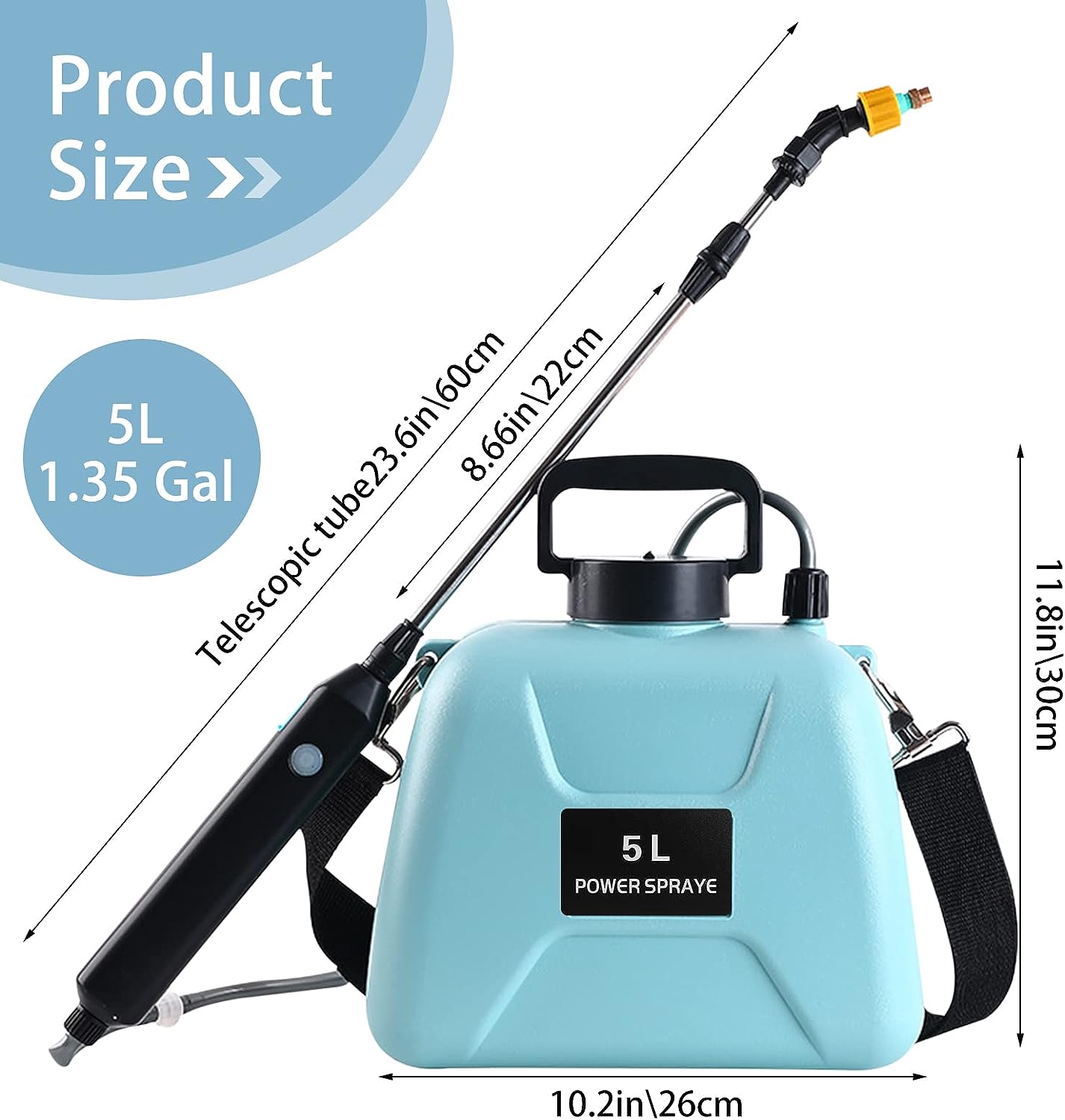 Electric Sprayer Plant Mister 5L