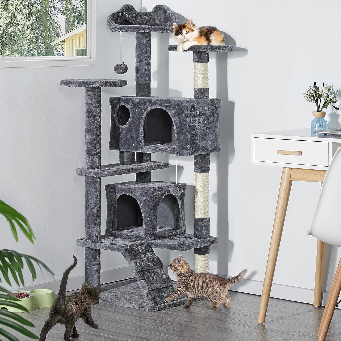Cat Tree Scratching Post Scratcher Furniture Condo Tower Tree