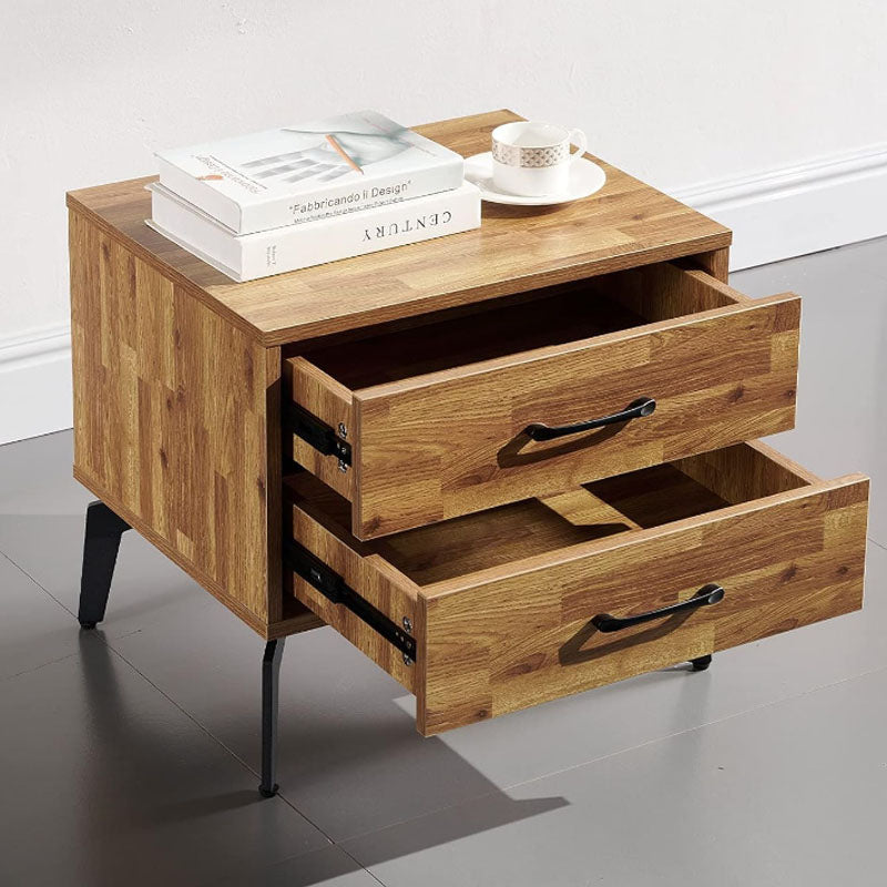 Bedside Table with Drawers