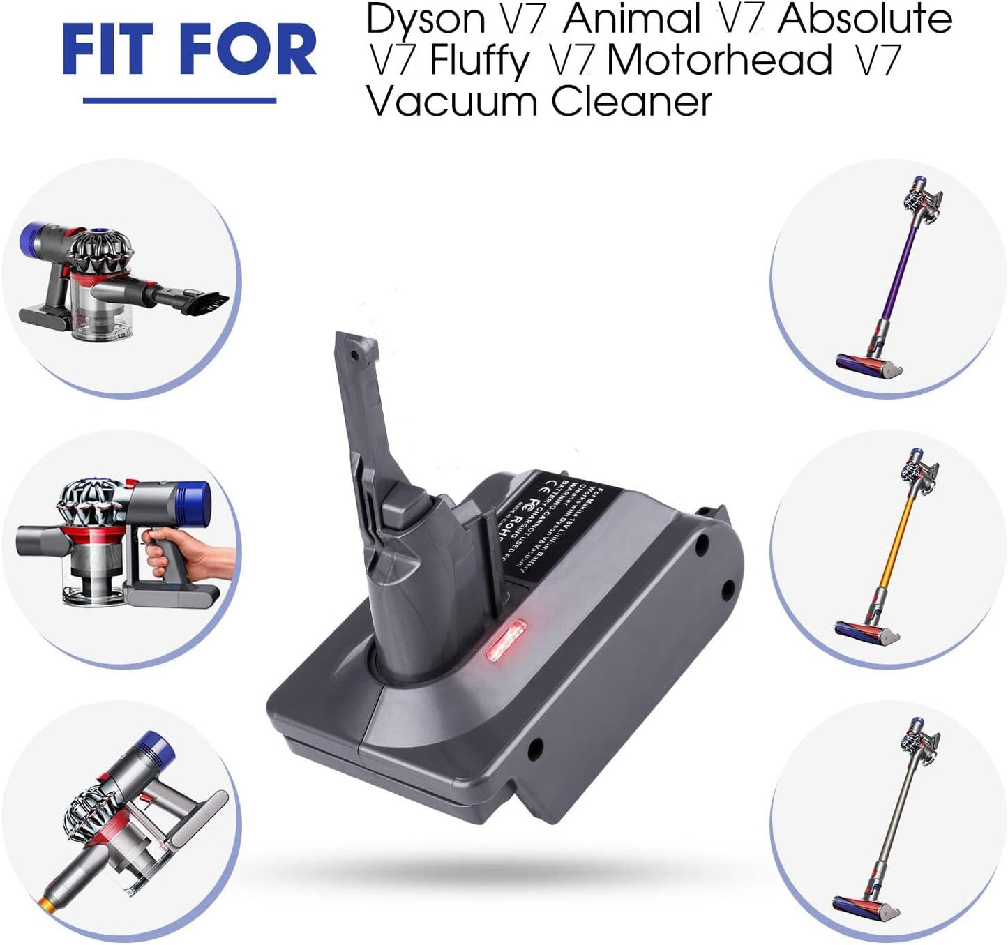 Makita to Dyson Battery V7 / V8 Series Vacuum Cleaner Adapter Converter