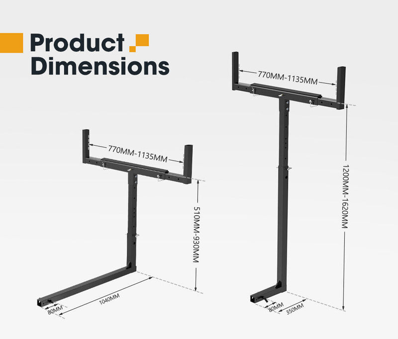 Car Hitch Mount Bar Rack Bed Extender