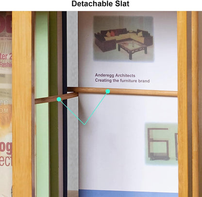 Non-slip feet of bookshelf stack book case for stable rotation