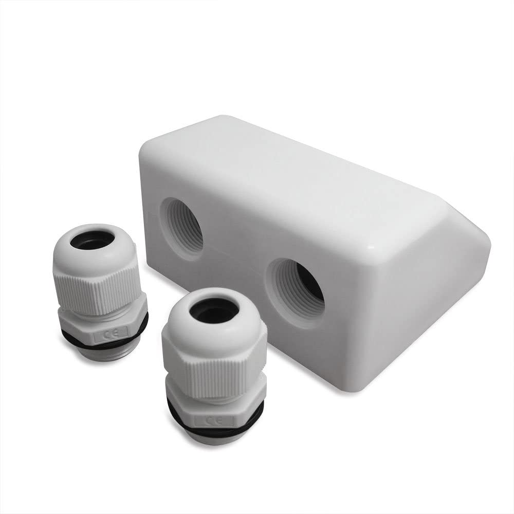 Solar panel mounting kit corner mould with cable entry gland