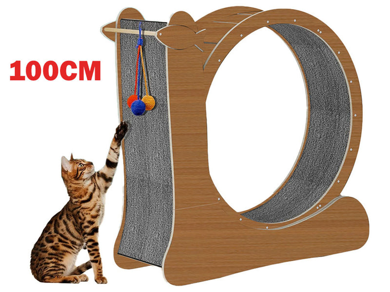 Cat Exercise Wheel Toy,Cat Scratcher Board