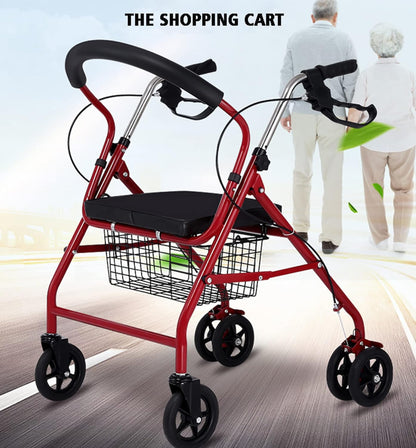 Grip handles on adult walking frame with anti-slip feature