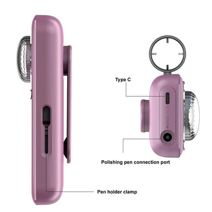 Nail drill kit compact and portable for easy storage and travel