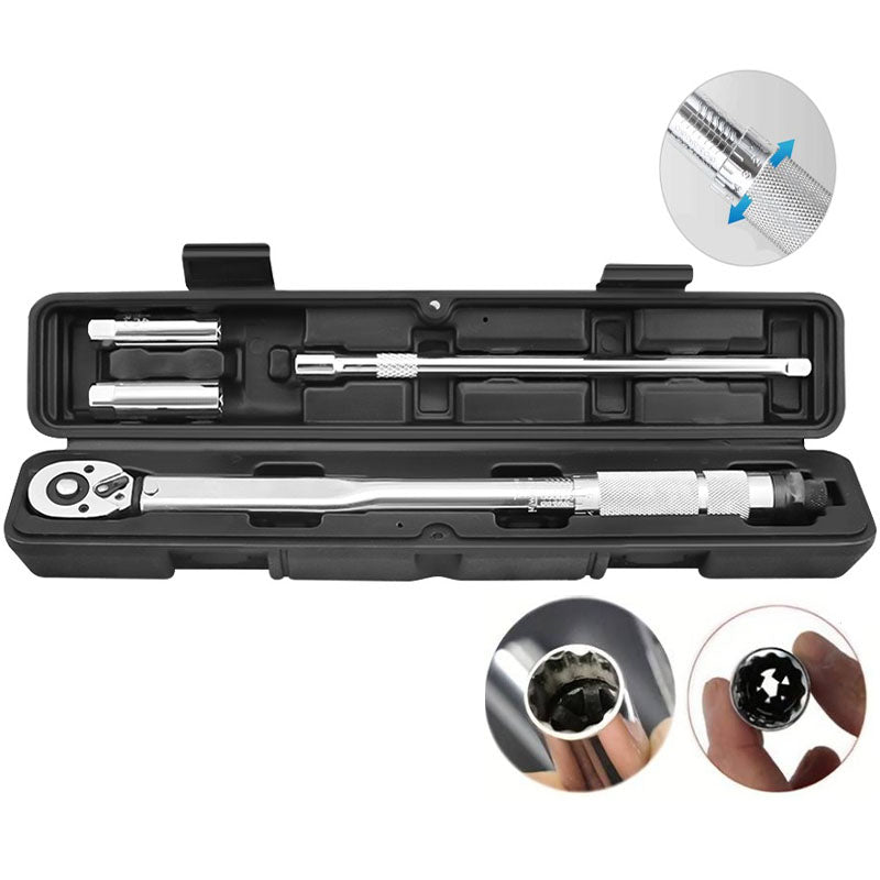 4Pcs Spark Plug Socket Set Torque Wrench