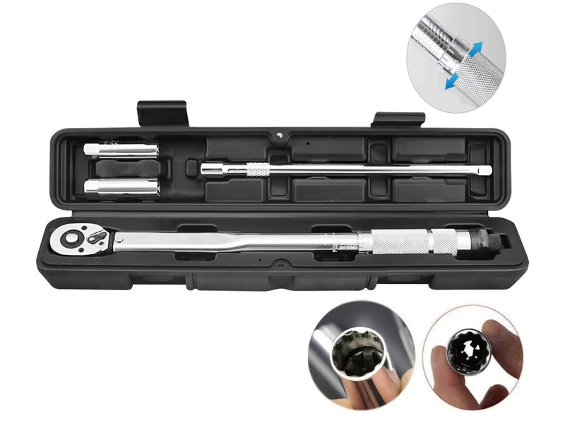 4Pcs Spark Plug Socket Set Torque Wrench