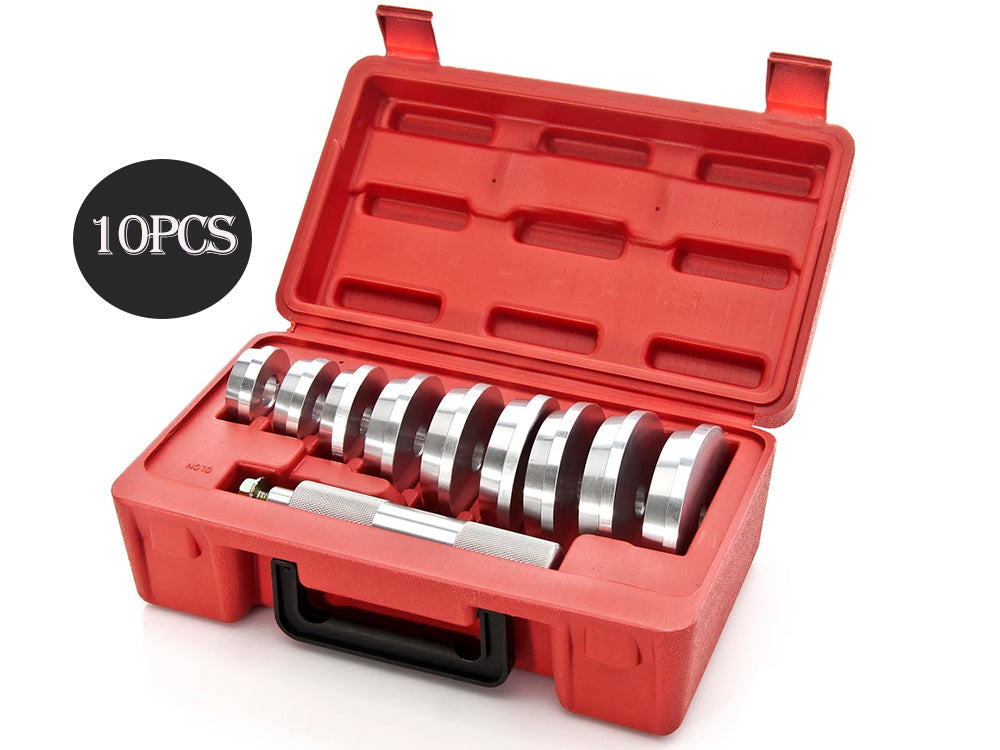 Knurled handle detail on bearing remover tool