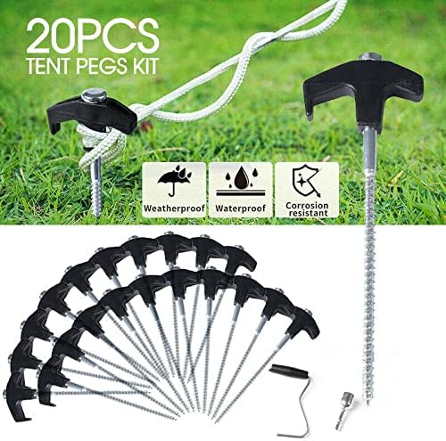 Side view of silver steel tent peg showing length