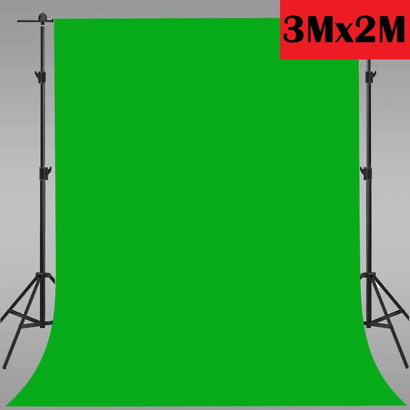 Chromakey Green Screen Backdrop 3mx2m