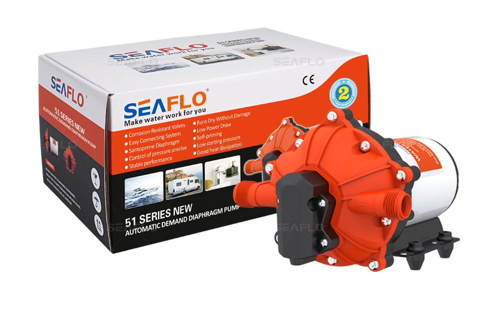 Top angle of 12V diaphragm water pump with Santoprene diaphragm