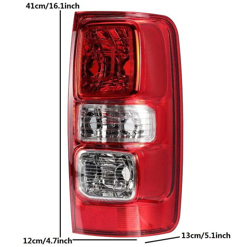 Rear angle of Holden Colorado LED tail light on right side