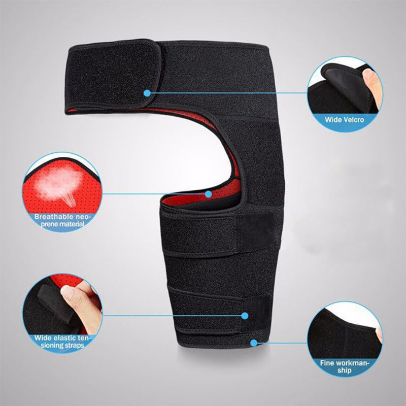 Hip Groin Support Brace Compression Thigh Sleeve