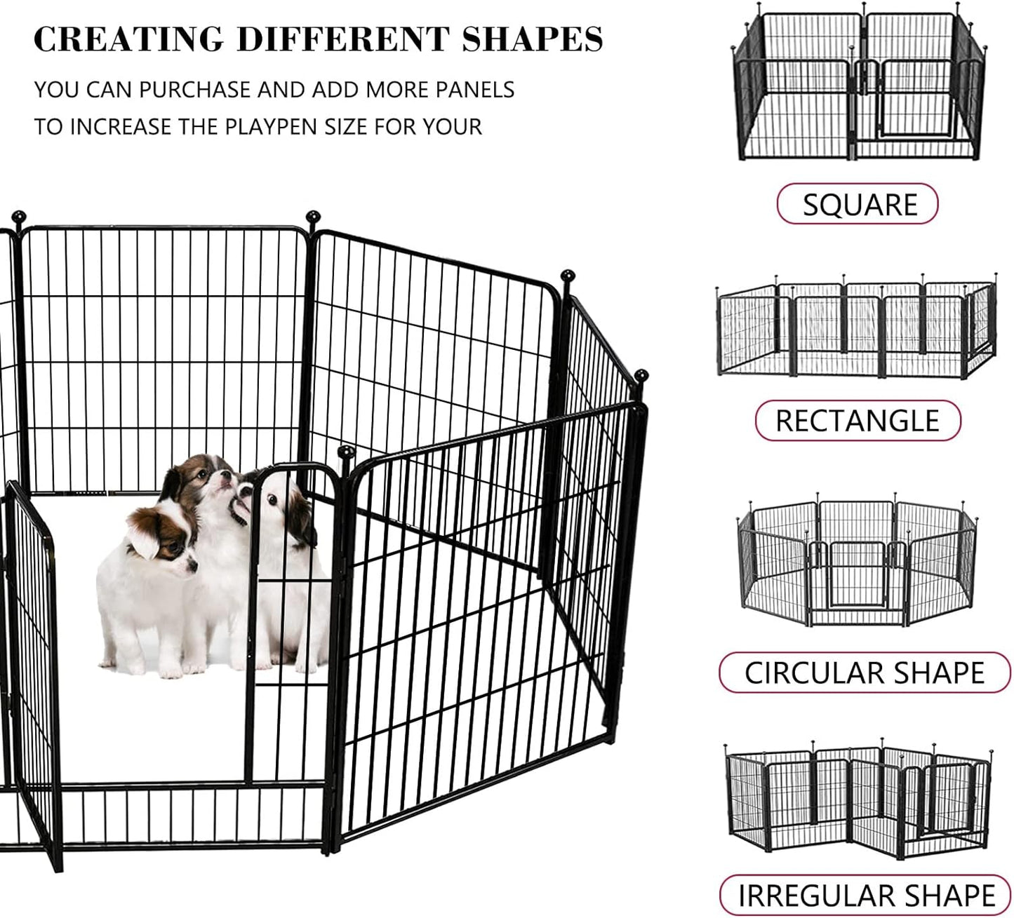 Dog Play Pen 8 Panels 80*80cm