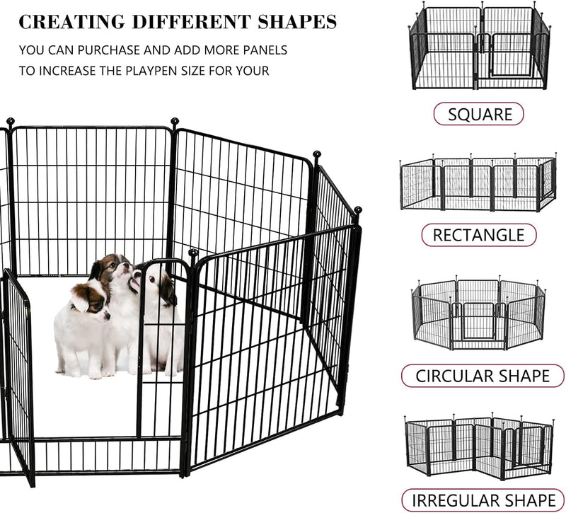 Dog Play Pen 8 Panels 80*80cm