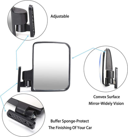 Golf cart mirror hardware including screws and washers