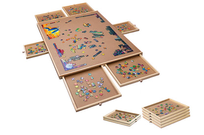 Jigsaw Puzzle Board with 6 Drawers 1500 Piece