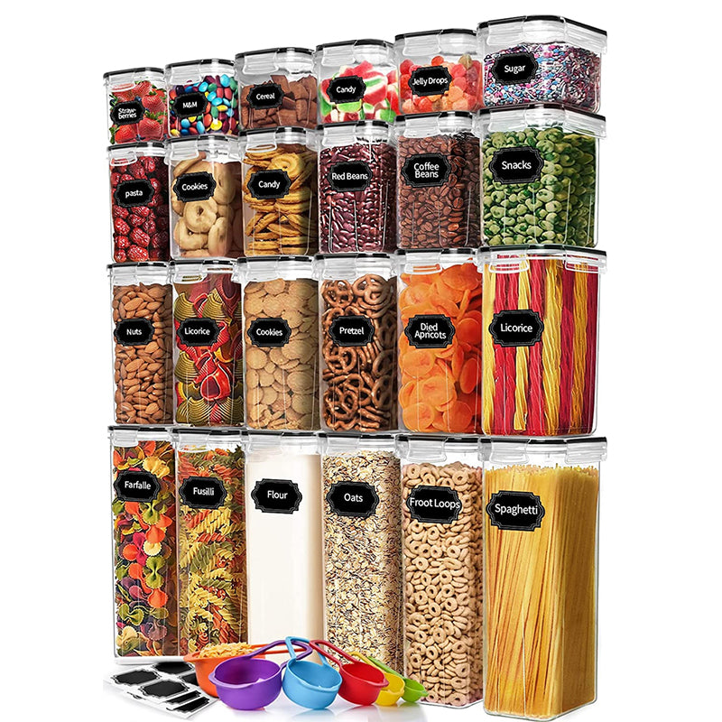 24PCS Pantry Storage Containers