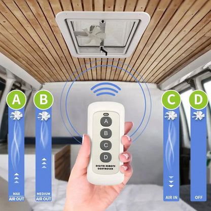 Caravan Roof Vent with Fan RV Shower Hatch