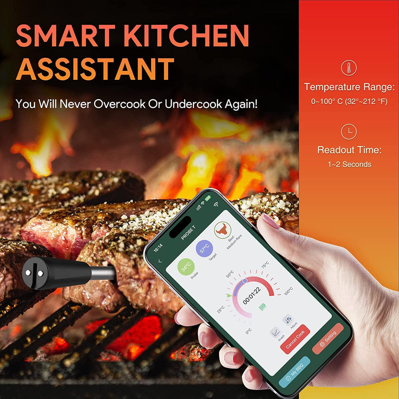 Smart Wireless Meat Thermometer