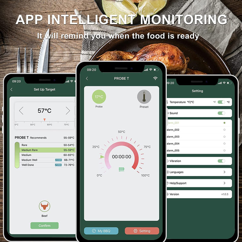 Smart Wireless Meat Thermometer