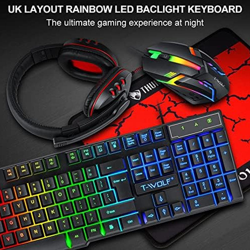 Gaming Keyboard Mouse Set