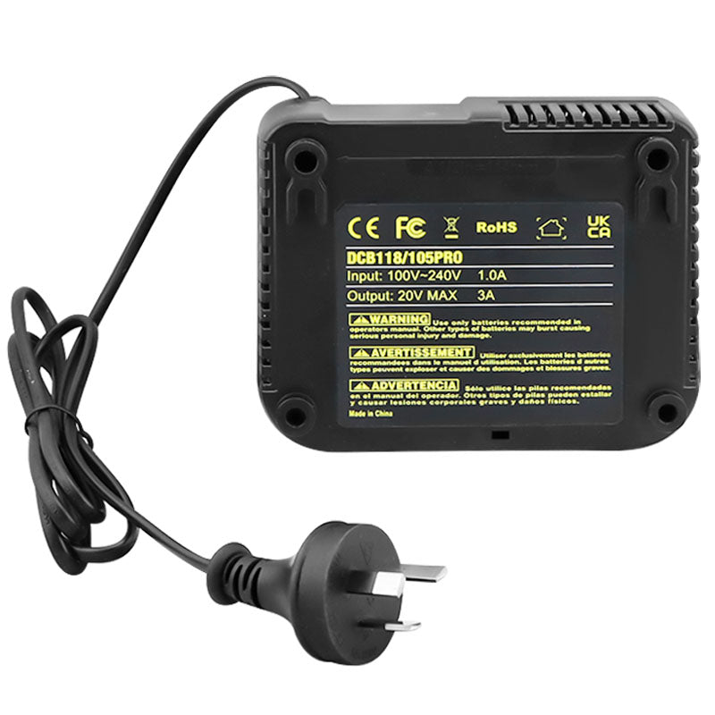 Replacement Dewalt Battery Charger DCB118/105PRO