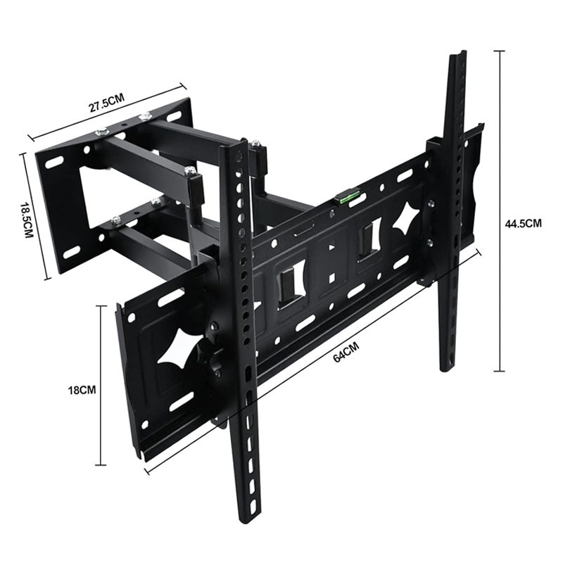 Tilt feature on TV bracket 32-80 inch for glare reduction