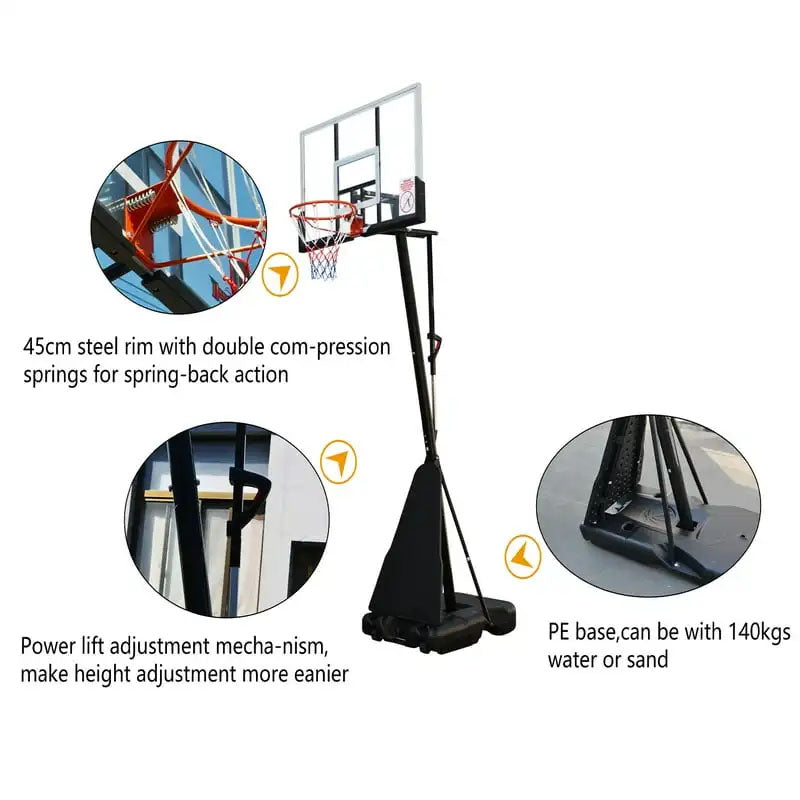 Basketball hoop stand height set at 245 metres for younger players