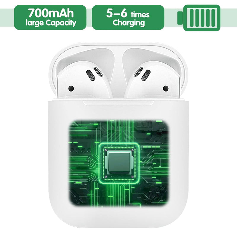 Replacement Wireless Charging Case for AirPods 1 & AirPods 2