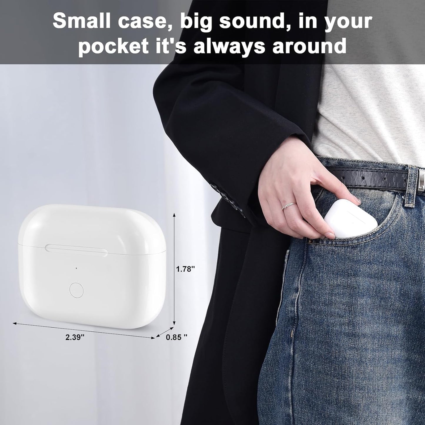 Wireless Charging Case for AirPods Pro 1 / Pro 2 Replacement