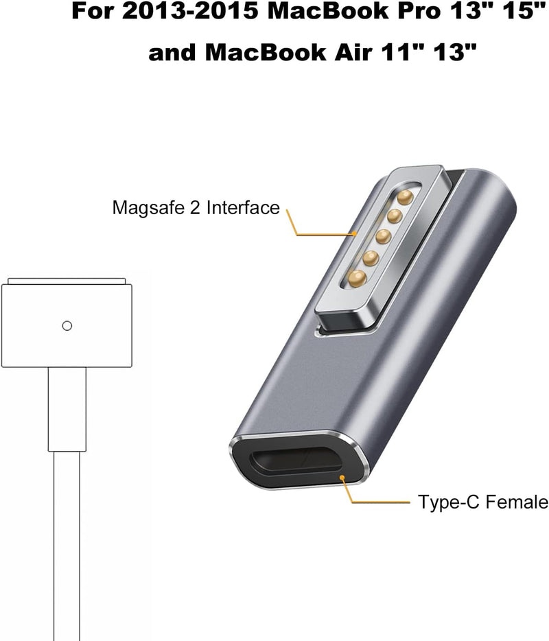 USB C to MagSafe 2 Charger Adapter For Macbook Air / Macbook Pro
