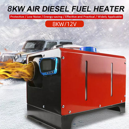Diesel heater 8KW remote control for easy temperature adjustment