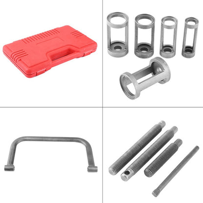 Valve spring compressor tool kit extension screws detail