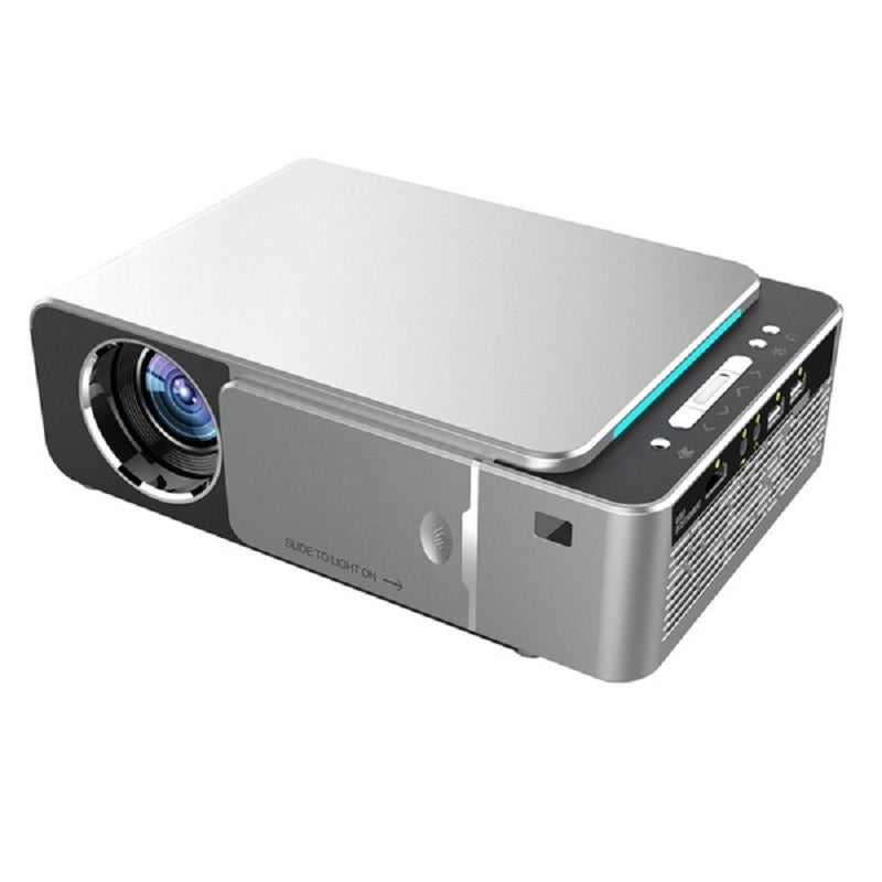 Top view of Smart WiFi HD projector with control buttons visible