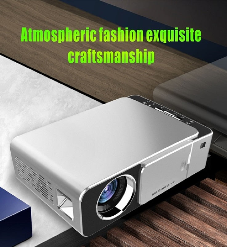 Smart WiFi HD projector projecting a large 170 inch image